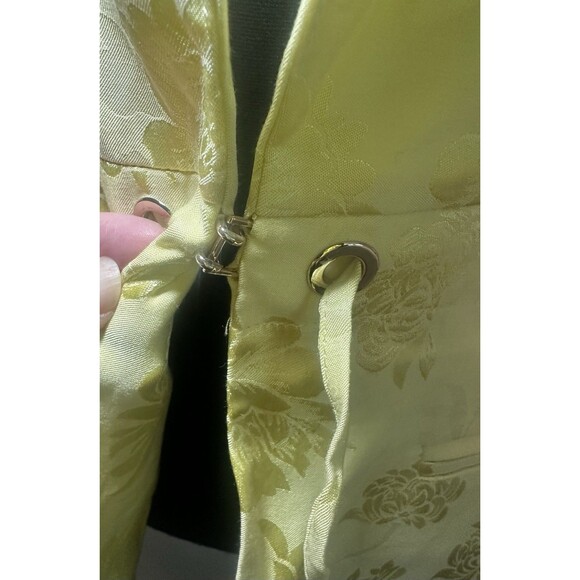Guess Marciano Butter Yellow Floral Blazer Feminine Women's US‎ SMALL EU 40 - Picture 8 of 16